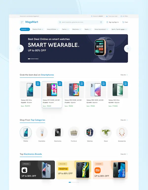 E-commerce websites